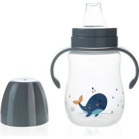 Resim Babyjem Damlatmayan Suluk Alıştırma Bardağı 250 ml Gri 