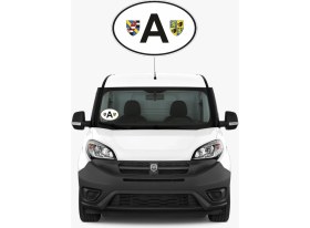 Resim A Harıfı Etiketçilere Özel Pleksi Oval Arma Vantuzlu 