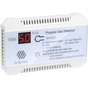 Resim Honmex Kamyon Evleri İçin Propil Gaz Tespit Cihazı, 85db Yüksek Sesli Alarm, Beyaz, 12v Dc, Abs Malzeme 