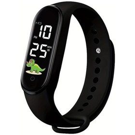 Resim Sunshine022 Sevimli Dinozor Led Spor Ve Günlük Kullanım Saati Siyah Diğer 