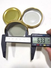Resim 5 Adet 63 mm Uzun Etekli Geniş Kenar Metal Konserve Kavanoz Kapağı Dış:66mm-içi:63mm 25 Yıl Garanti 