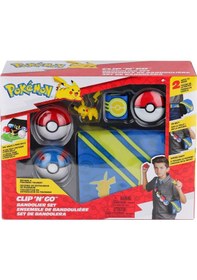 Resim Mey İthalat Pok Pkw3649 Pokemon Clip N Go Bandolier Büyük Set 