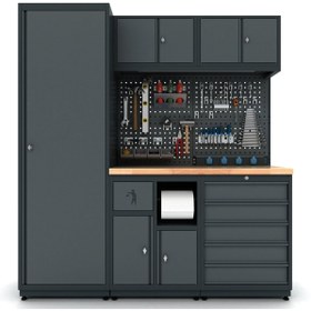 Resim İdeal Ekipman 1.8 Metre Modüler Çalışma Tezgahı İE.36.18.04 