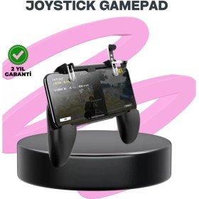 Resim Prativas Pubg Mobile Için Tetikleyicili Joystickli Telefon Gamepadi 