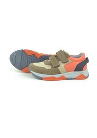 Resim Rakerplus Hakiki Deri Kum Rengi Çocuk Sneakers Spor Ayakkabı 