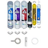 Resim Pemax Water Solutions Kapalı Kasa Su Arıtma Cihazlarına Uygun STD 6'lı Platinium Mebran Mineral-Tatlandırıcı Set 