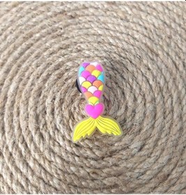 Resim Terlik Ayakkabı Sandalet Tokası Silikon Deniz Kızı Terlik Süsü Aksesuar 