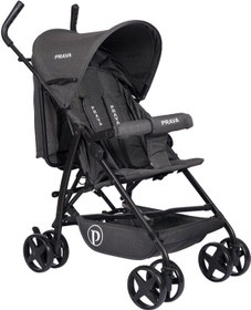 Resim Prava Smart Tam Yatarlı Baston Bebek Arabası Füme 