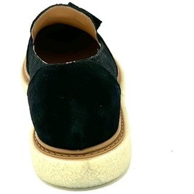 Resim Siyah Süet Martedi Hakiki Deri Kadın Loafer Ayakkabı Sıyah Süet 