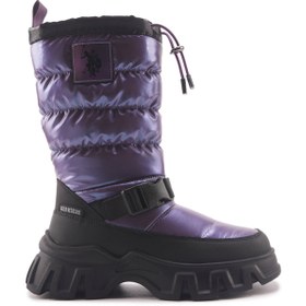 Resim U.S. Polo Assn. PORETTA 4PR Mor Kız Çocuk Çizme 