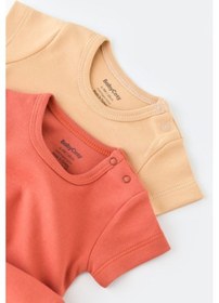 Resim BabyCosy Organik 2li Kısa Kollu Badi 001 