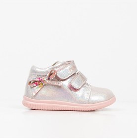 Resim Paqpa Pera Kız Bebek Pembe Deri İlk Adım Ayakkabısı W101 Pembe 