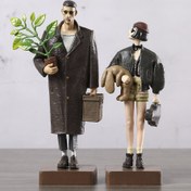 Resim 2 Adet Film Karakteri Figürleri - Detaylı Kıyafet ve Aksesuarlarla PVC Koleksiyon Bebekleri, 14-16cm, Masaüstü Dekorasyon & Hediyeler İçin Mükemmel, Hediye Ögesi | Detaylı Minyatürler | Aksesuar Zengini 