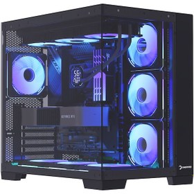 Resim Gamepower Warcry Pulse 750W 80+ 4x12 CM Argb Fan Temperli Cam Atx Bilgisayar Kasası 
