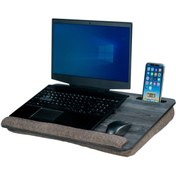 Resim Vigo Wood Ls021 Taşınabilir Minderli Laptop Notebook, Tablet Ve Telefon Bölmeli, Yatak Ve Kucak Sehpası 