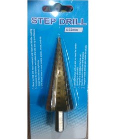 Resim 4-32mm Kademeli Panç Matkap Ucu Ahşap Kartonpiyer Pvc Panç Seti 