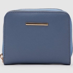 Resim Ollbag Mavi Püskül Detaylı Bayan Cüzdan - Ol-2025 Siyah 