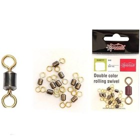 Resim Captain 5007 Rulmanlı Fırdöndü 10 Adet Black Gold 1/0 Numara 