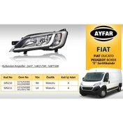 Resim AYFAR DUCATO BOXER JUMPER SOL ÖN FAR MOTORLU (2014->) 1374296080 AYFAR-505211 GOLD 