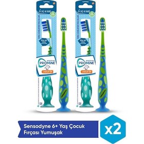 Resim Sensodyne Promine 6 Yaş ve Üzeri Çocuk Özel Karakterli Yumuşak Diş Fırçası 2'li 