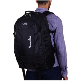 Resim Strong Büyük Boy Dağcı Sırt Çantası- 17-18.4 Inch Laptop Bölmeli Siyah 
