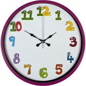 Resim 36 Cm Pembe Çocuk Odası Duvar Saati Açık 65287490 
