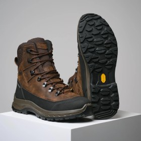Resim Decathlon Solognac Erkek Su Geçirmez Avcılık Botu - Kahverengi - Crosshunt 500 V2 