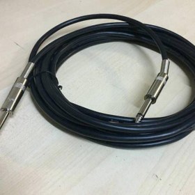 Resim 5 Metre Kaliteli Mono 6.3mm to 6.3mm Amfi Kablosu 6.3mm Çivi Jack 