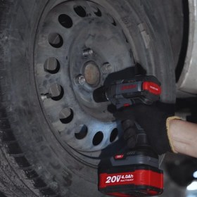 Resim Grogh Kömürsüz Motorlu Akülü Darbeli Somun Sıkma 20V 4Ah GRX2042-4 Bmc | Yüksek Torklu Şarjlı Somun Sıkma 