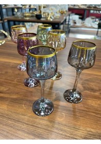 Resim Paşabahçe Lav Lal-506 Renkli 6 Kişilik Kahve Yanı Su Bardağı Renkli 