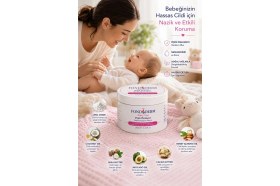 Resim Pileli Store Bebek Pişik Giderici Bariyer Krem Onarıcı Yoğun Cilt Bakım Kremi Çinko Oksit Lanolin 