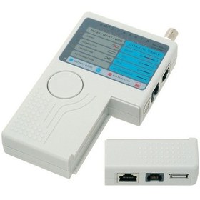 Resim Profesyonel Network Kablo Test Cihazı- 4 İn 1 - Rj11 Rj45 Bnc Usb 