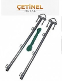 Resim ÇETİNEL METAL Balkon Çamaşır Askısı Balkon Çamaşır Kurutmalık Kilit Aski Çamaşır Kurutmalık Kurutmalığı 