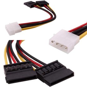 Resim S-Link Sl-P516 Ikili Sata Power Kablo 
