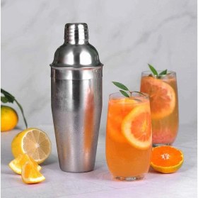 Resim Çelik Kokteyl Shaker - Meyve Suyu Shaker - Kokteyl Karıştırıcı, 750 ml 