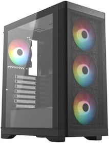 Resim Frisby FC-9480G 600W 80+ Bronze 4x120mm RGB Fan Temperli Cam Mesh USB 3.0 ATX Mid-Tower Gaming (Oyuncu) Kasa 