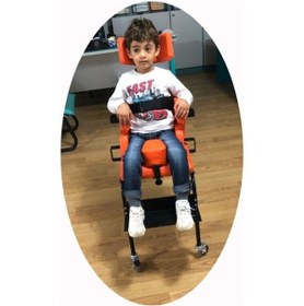 Resim Engelli Çocuk Oturma Sandalyesi Tekerlekli 2 İle 5 Yaş Arası 