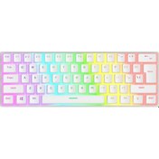 Resim Rampage Radiant RGB Puding Tuş Mekanik Red Switch Mekanik Klavye 