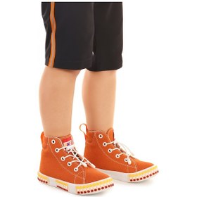 Resim Kiko Kids Gamel Günlük Lastikli Erkek Bebek Bot Ayakkabı Turuncu 