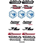 Resim PROMOT Motorsiklet Aksesuar Ekipman Sticker Kask Grenaj Laptop Sticker Seti 0094 