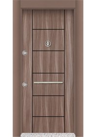 Resim MONO ÇELİK KAPI MN-1827 SAĞ Daire Giriş Kapısı, Çelik Kapı 