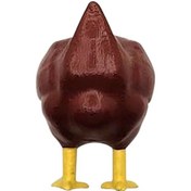 Resim Shineyee Kırmızı Tavuk Popoyu Magnetlı Buzdolabı Stickerı - 1 Adet Eğlenceli Dekoratif Resin Mutfak Aletleri 