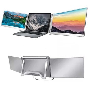 Resim Ultrax 15.6" İkili Taşınabilir Monitör Çoklu Ekran Fhd Notebook Monitör 