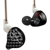 Resim Kz Zst Kablolu Kulaklık Ayrılabilir Kablo Kulak Monitörü Noice İptal Kulaklık Zst Black No Mıc 