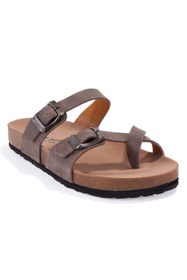 Resim Fly Soft S042031 Vizon Günlük Ortopedik Parmak Arası Kadın Spor Terlik 
