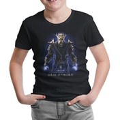 Resim Lordd T-Shirt Skyrim - Dragonborn Siyah Çocuk Tshirt 