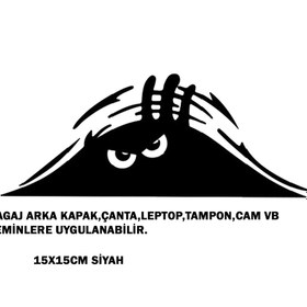 Resim RS AUTO AKSESUAR Bagaj Göz Siyah 15x15cm 