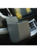 Resim Dancemonkey Cbtx Araba Hava Çıkışı Deri Cep Telefonu Kartı Asılı Kutu, Gri 