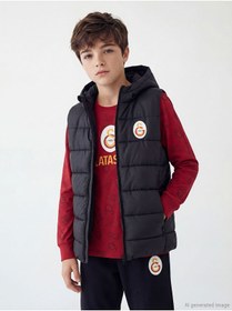 Resim LC Waikiki GÜLİS GİYİM'DEN Siyah Galatasaray Baskılı Erkek Çocuk Şişme Yelek 
