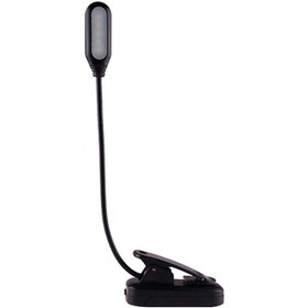 Resim Microcase USB Şarjlı Ly-15 Bükülebilir Oynar Başlıklı Mandallı Kitap Okuma Işığı Çalışma Lambası-AL3934 